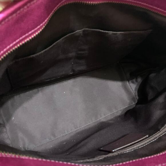 COACH Large Metallic CERISE Pink CITY TOTE Shopper Bag F16224 - Picture 11 of 16